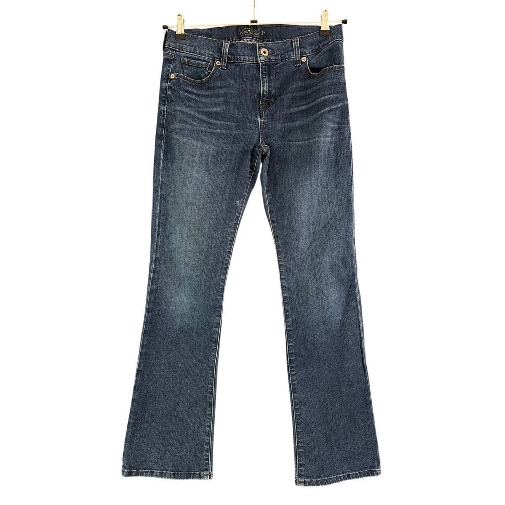 Lucky Brand Women's Brooke Boot Blue Denim Jeans Size 6/28 Size 6